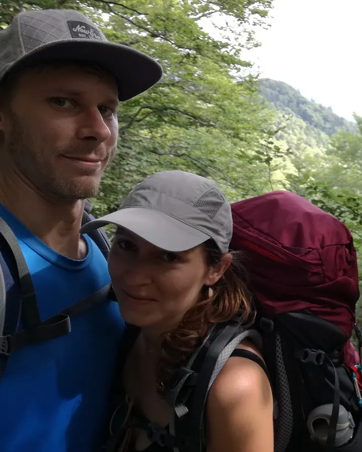 Trekking mit meiner Frau