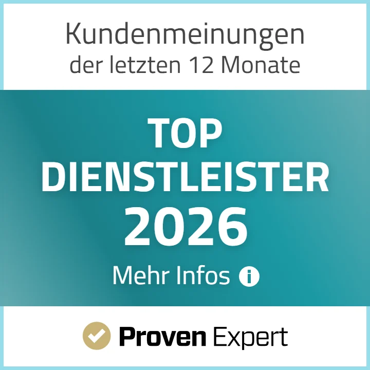 ProvenExpert: Top Dienstleister 2026